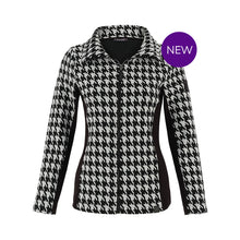 75103 - Houndstooth Zip Jacket