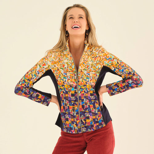 75616 -  Zip Jacket ‘Rubble by Jennifer Lommers’