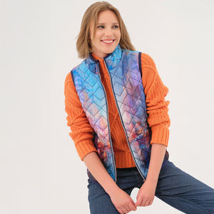 75821 - Padded Gilet ‘The Blue City by Annette Schmucker’