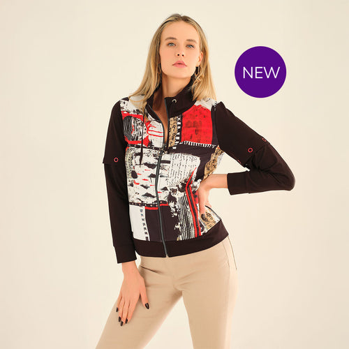 75645 - Zip Jacket ‘Bookworm by Carol Staub’