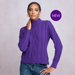 A46083 - Cable Knit Sweater