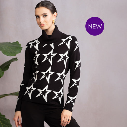 A46355 - Outline Star Sweater