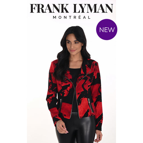 254728 - Pleather Trim Jacket