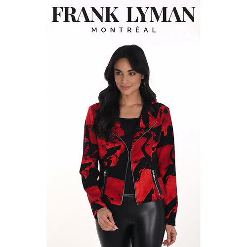 254278 - Pleather Trim Jacket