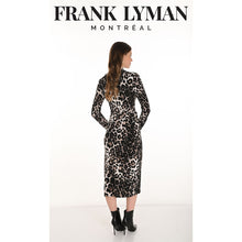 254217 - Leopard Print Cross Over Dress