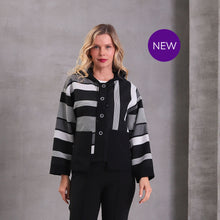 1178-25 - Striped Hooded Jacket