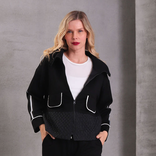 1196-19 - Zippy Trim Detail Jacket