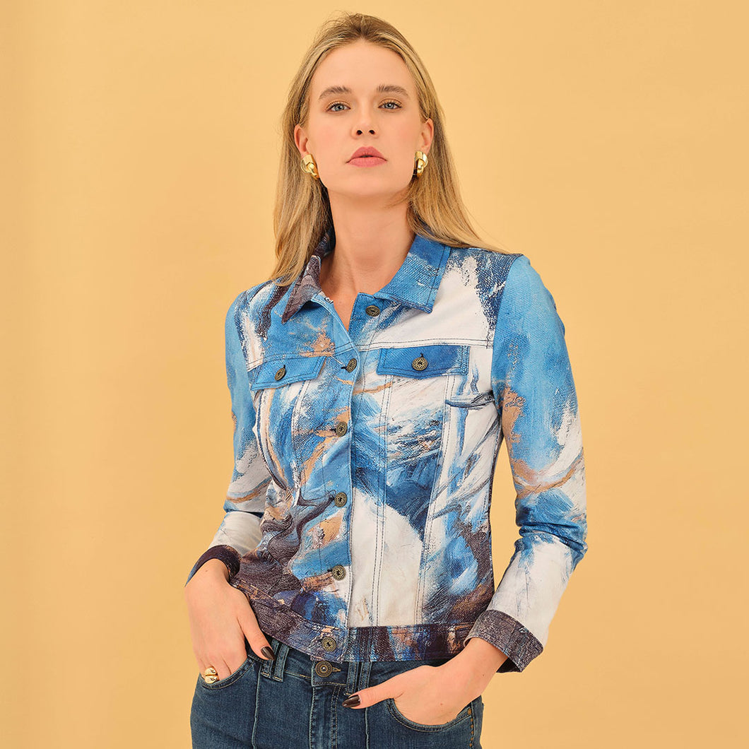75677 - Bomber Jacket ‘The Storm by Majella LeBlanc’