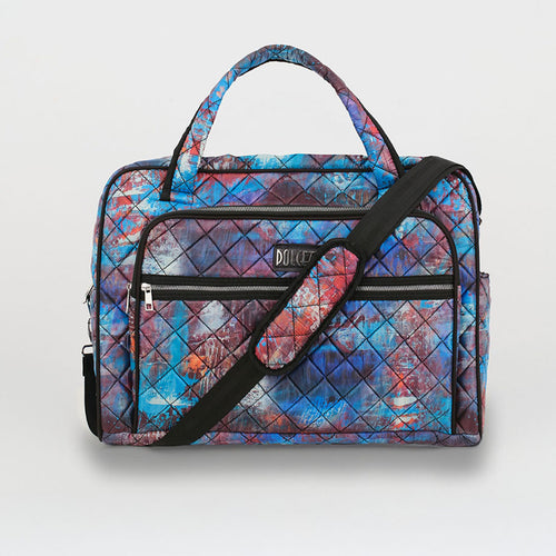 75972 - Quilted Travel Bag ‘The Blue City by Annette Schmucker’