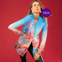 75715 - Single Button Jacket ‘The Blue City by Annette Schmucker’