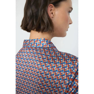 Plateria - Geometric Crinkle Top