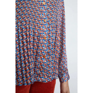 Plateria - Geometric Crinkle Top