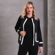 1205-26 - Contrast Zip Jacket