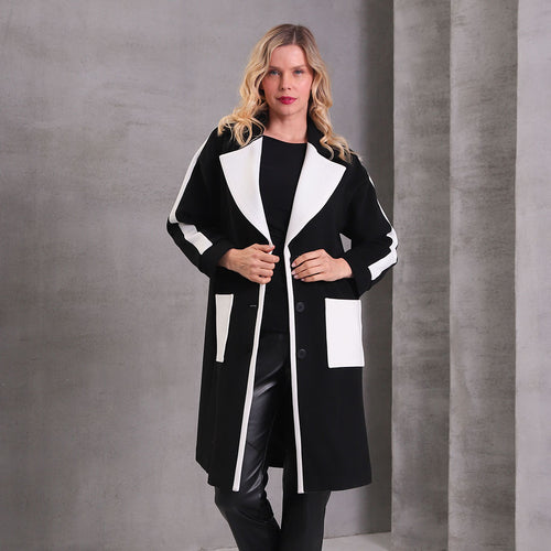 6074-01 - Pocket Contrast Coat
