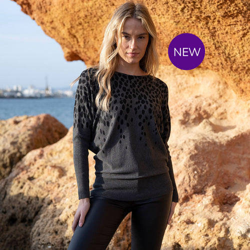 8022 - Batwing Animal Top