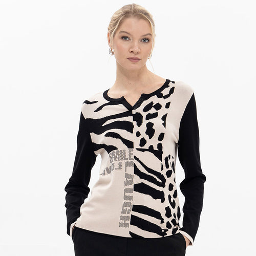 18117 - Animal Sparkle Top