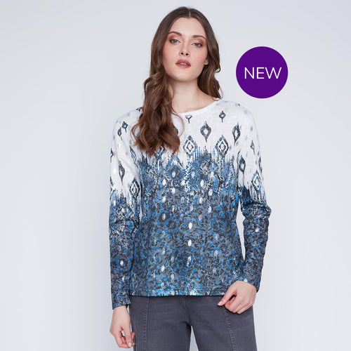 2525033 - Aztec Metallic Top