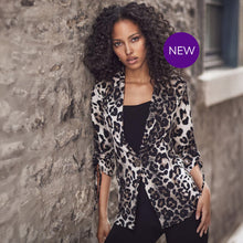 254218 - Leopard Draw Sleeve Jacket