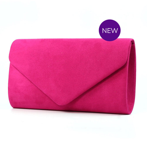ZLY001 - ‘Abby’ Suedette Clutch Bag