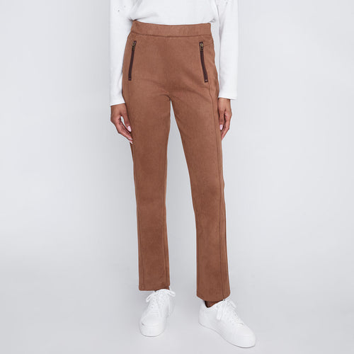 252206 - Pull on Faux Suede Trousers