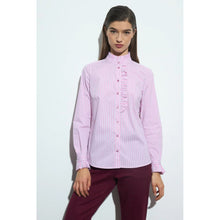 Norba - Frilled Stripe Shirt
