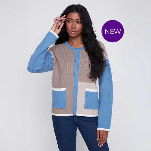 2523027 - Buttoned Pocket Cardi