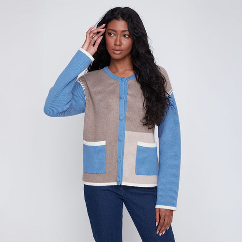 2523027 - Buttoned Pocket Cardi