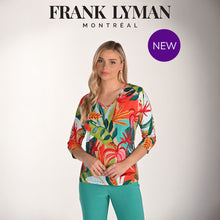 266376 - Tropical Print Long Sleeve Top