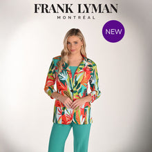 266377 - Tropical Print Boyfriend Style Jacket