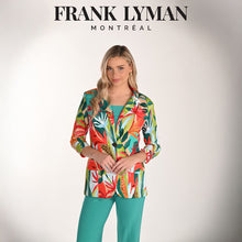 266377 - Tropical Print Boyfriend Style Jacket