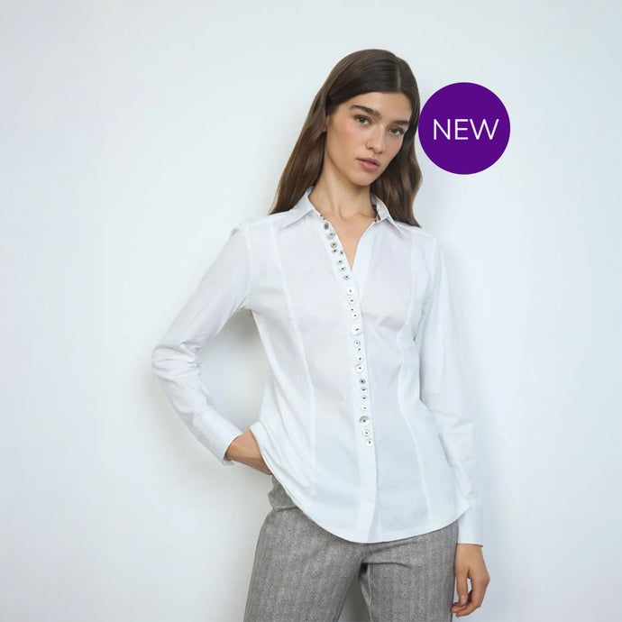 Alessandra - Button Detail Shirt