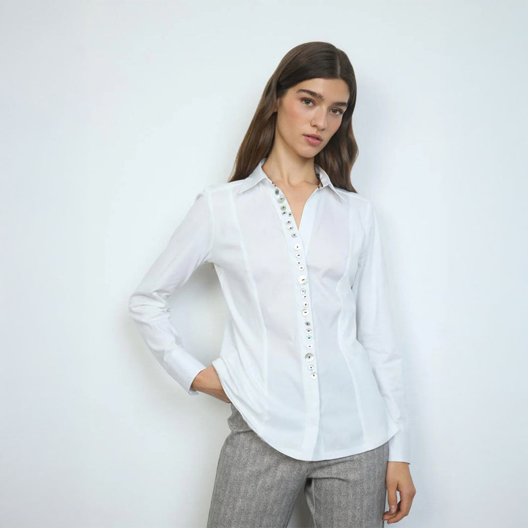 Alessandra - Button Detail Shirt