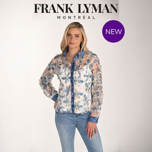 266527 - Embellished Floral Mesh Two Piece Top