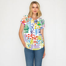 C6521 - Paint Splash Two Piece Top & Edge to Edge