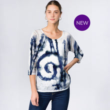C2001 - ‘Fiona’ Watercolour Long Sleeve Top