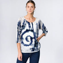 C2001 - ‘Fiona’ Watercolour Long Sleeve Top