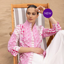 A47175 - Pink Abstract Blouse