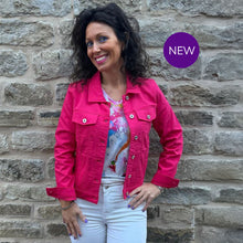 26200 - Fuchsia Bomber Jacket