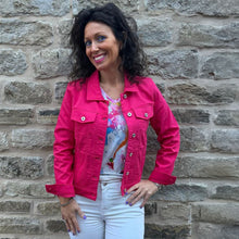 26200 - Fuchsia Bomber Jacket