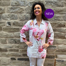 26682 - Linen Button Through ‘Colors of the Spring by Yuri Kraf’