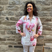 26682 - Linen Button Through ‘Colors of the Spring by Yuri Kraf’