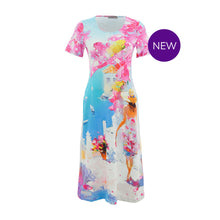 26607 - Short Sleeve Dress ‘Summer in Santorini by Aziz Suleymanov’