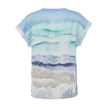 26619 - Linen Top ‘Seascape by Yuri Kraft’