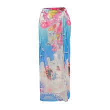 26801 - 2 Way Cover Up ‘Summer in Santorini by Aziz Suleymanov’