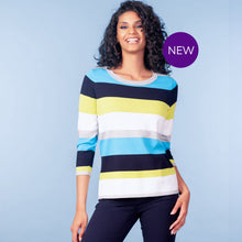 A47585 - Multi Stripe Top - Pennita