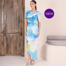 2403-33 - Cape Sleeve Drape Dress