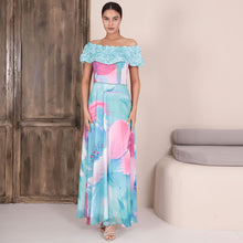 2420-30 - Embroidered Bardot Dress