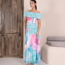 2420-30 - Embroidered Bardot Dress