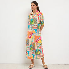 Begona - Mexican Print Midi Dress