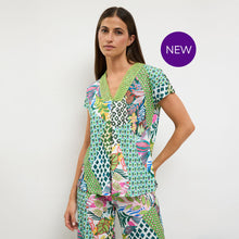 Elaia - Jungle Print Short Sleeve Top - Pennita